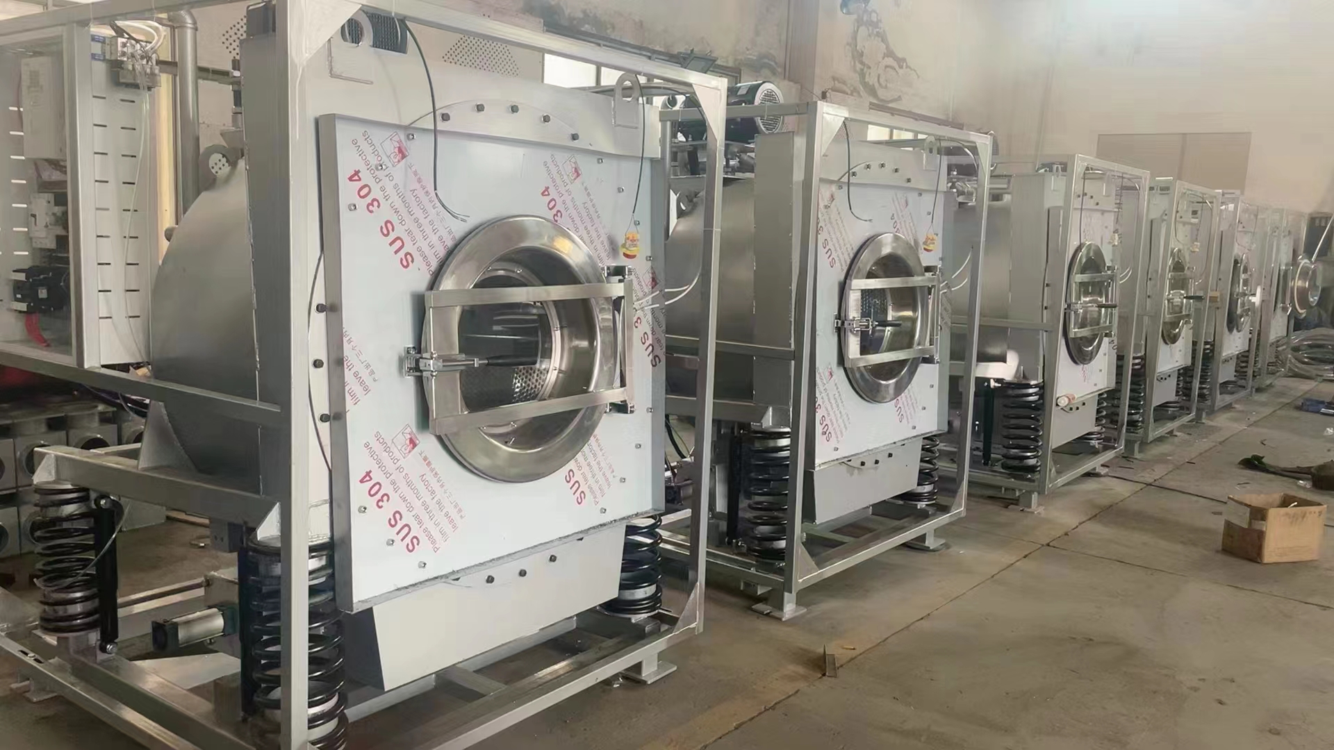 工业洗涤装备在事情中需要注重的问题